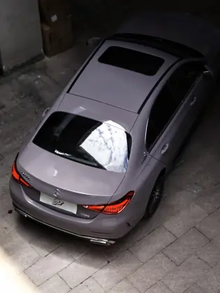 Glossy Wild Dove Grey Car Wrap
