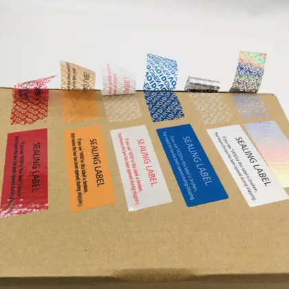 Anti theft sticker open void label security sticker
