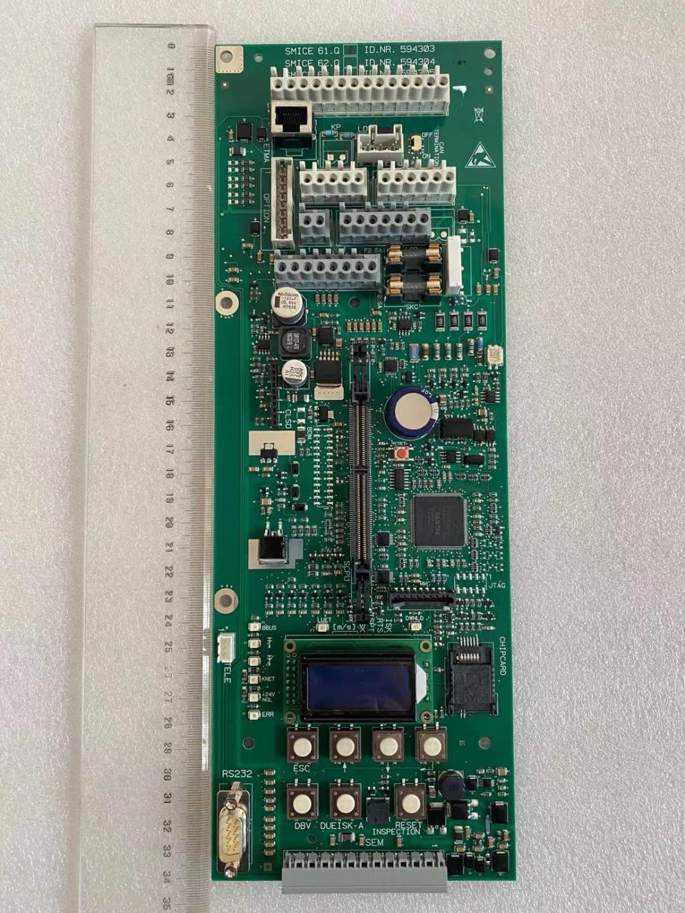 Sch****** Asamblea de PCB de ascensor 3300/3600 SMICE 61.Q/ID.NR.594303 Sch****** 3300 / 3600 Elevator PCB Assembly SMICE 61.Q / ID.NR.594303