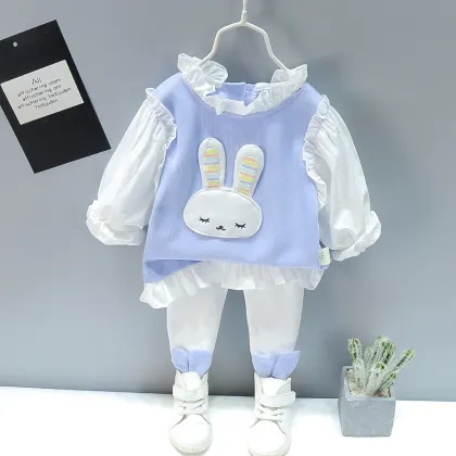 Wholesale Spring and Autumn Children's Clothing Sets: Girls' Sport Suits, Shirts & Pants