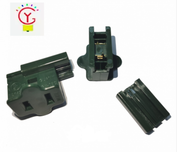 UL In-Line Plastic Female Slide, Vampire, Gilbert Plugs for SPT-2 Holiday Lighting