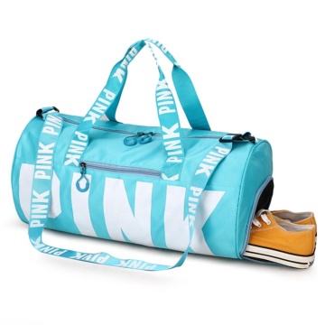 New Upgrade Large Capacity Pink Sports Tote Backpack with Separate Shoe Compartment - Perfect for Fitness, Travel & Gym Use
