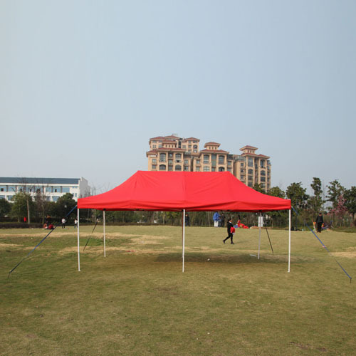 3 * 4.5M kırmızı siyah beyaz Premium POP açık çardak çadır Pazar parti seçim çerçevesi katlama