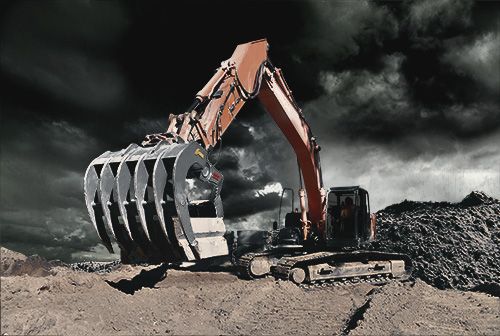 Excavator Rake