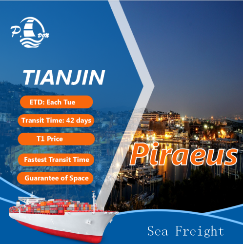 Frakt från Tianjin till Piraeus