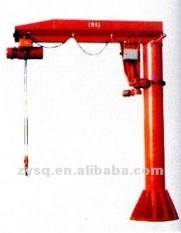 pillar jib crane with hoist 0.5t