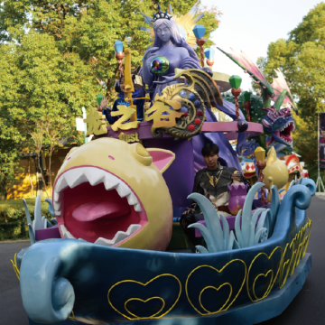 Dragon Valley Lantern Float: Illuminate Your Festival with Legendary Brilliance