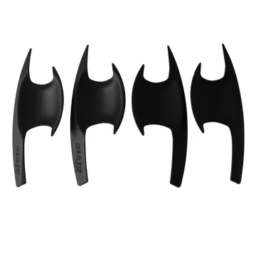 Auto Car ABS Black Door Handle Insert Cover Protector for Honda Civic 10th Gen 2016-2018 Accessories