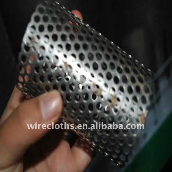 (Factory)stainless steel perforated strainer