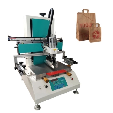 Printing machine on paper bags table top screen printer