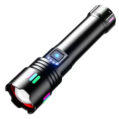 Powerful Waterproof Flashlight with Multifunctional Charging