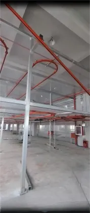 Energy saving hanging basket drying production line