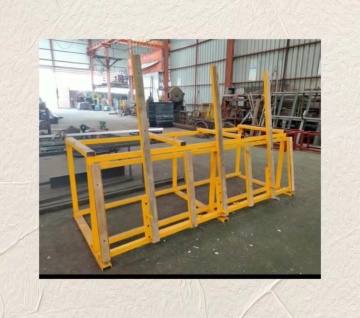 Marmer pemasok sande dan troli transportasi slab granit