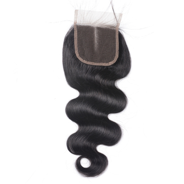 Natural Color 2*4/4*4/ 5*5 Transparent Bleach Knot Cuticle Aligned Middle/Free/Three Part Virgin Hair Lace Closure