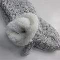 Ladies Fashion Pompom Knit Floor Socks