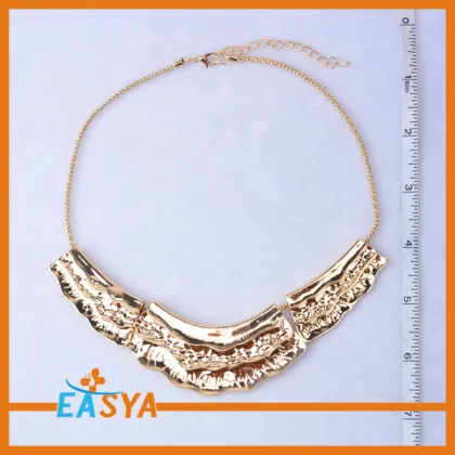 Gold Metal Chain Necklace Chunky Metal Necklace Normally Metal Necklace
