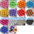 6-20 MM acrylique opaque rond Bubblegum perles entretoise gros bijoux faisant des perles