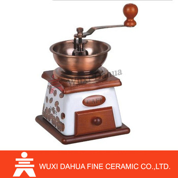 Commercial ,Antique ,New Product Custom Manual Woodmanual coffee bean grinder.