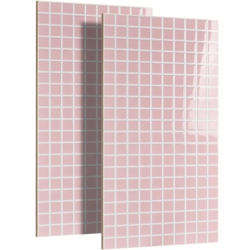 Nordic Style Glossy Lattice Concave-Convex Wall Tiles (300x600mm) for Kitchen and Bathroom