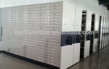 Commercial Furniture Foldable Warehouse Metal Mobile Shelf