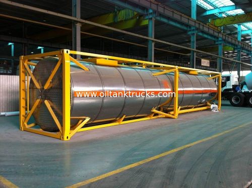 40 Feet Chemical Liquid Tank Container 48000l Iso International Standard