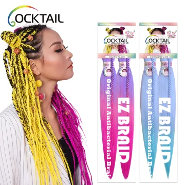 over 100 colors c17 3 tone colours ombre braids hair, three toned ombre pre stretched braiding hair red