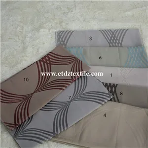 Traditional Red Color Shrinkage Yarn Curtain Fabric
