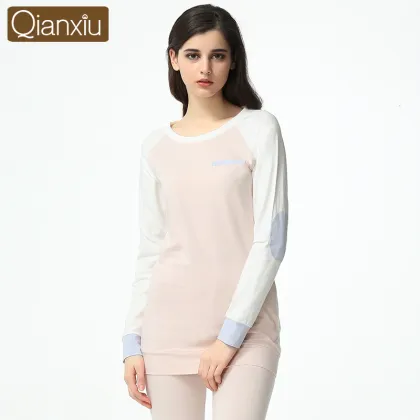 Qianxiu Low Price Cotton Couple Nightgown
