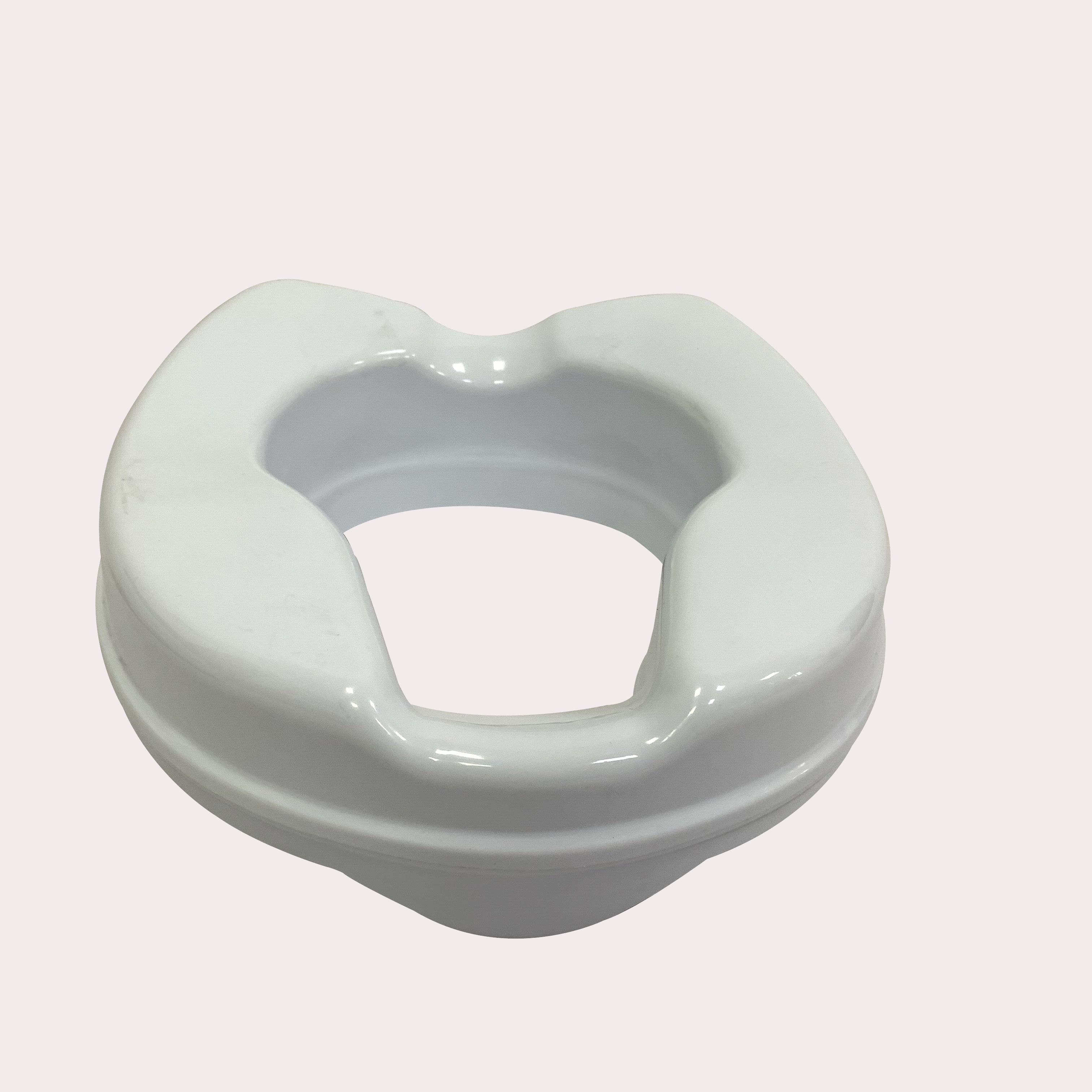 2 inch toilet Seat Riser Elongated Raised Toilet Seat for Assistance Bending or Sitting TCA05