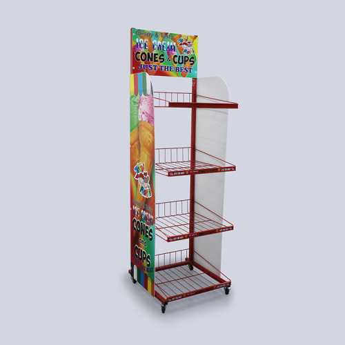 Customized Metal Potato Chip Rack For Supermarket