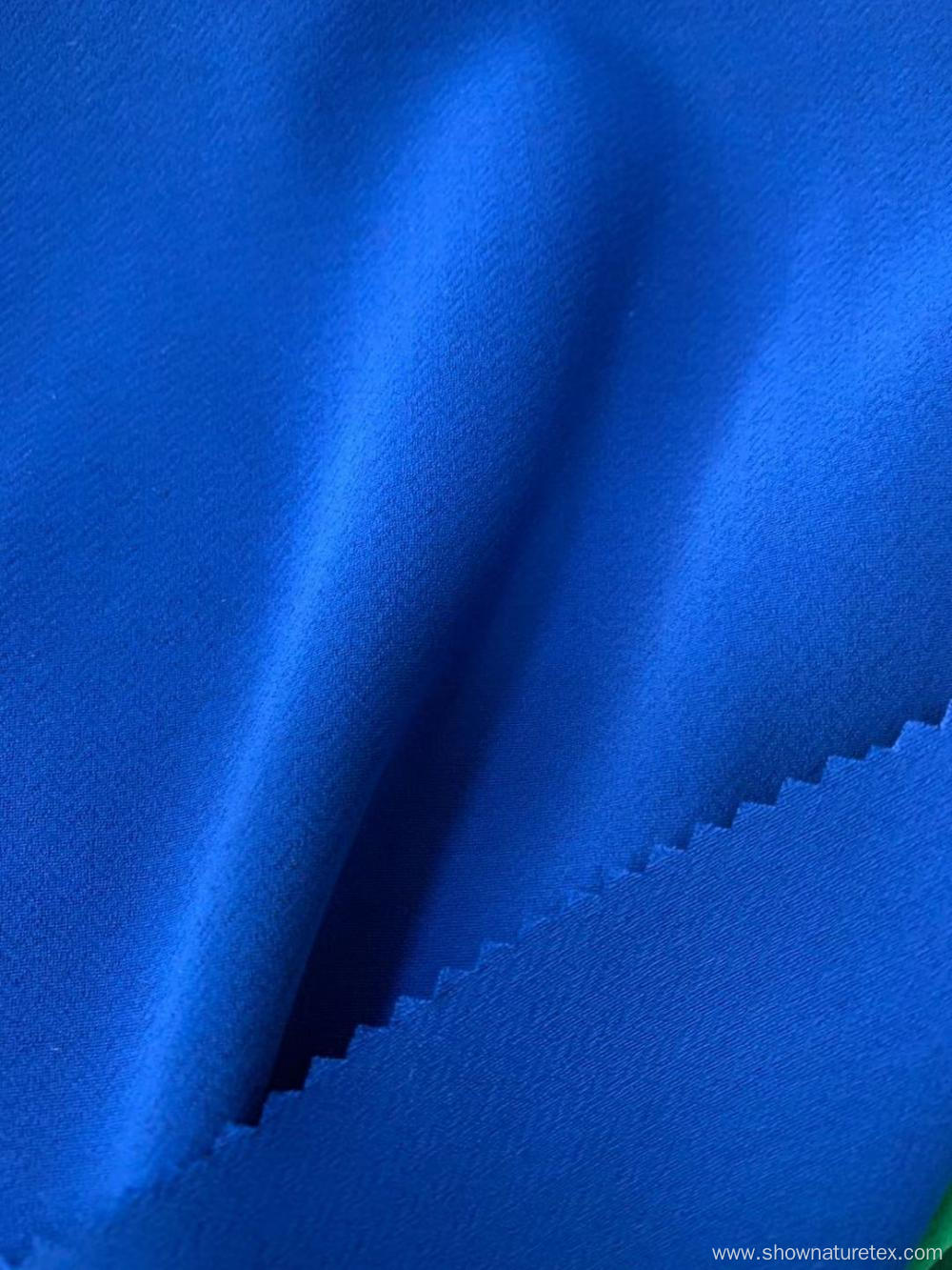 Herringbone Polyester Crepe Stretch