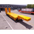 4 axle 100Ton low bed truck semi trailer