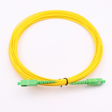 डेटा केंद्रों के लिए SC-APC 2MM SIMPLEX सिंगल मोड फाइबर ऑप्टिक केबल