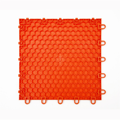 Indoor sports mat removable basketball badminton futsal court portable pp interlocking flooring