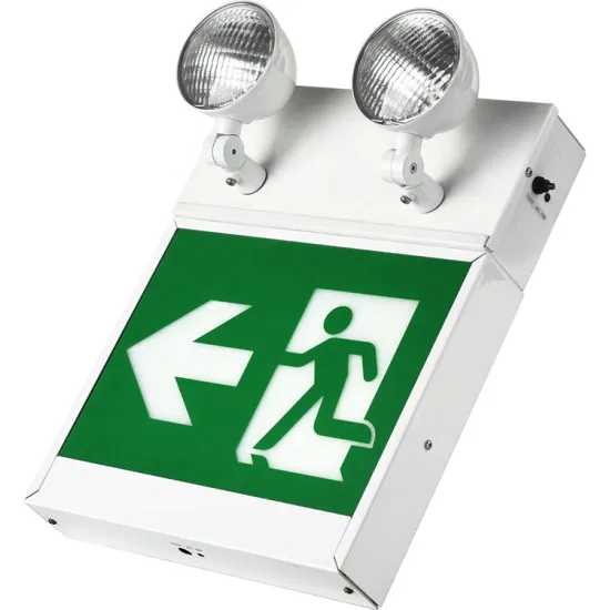 FEITUO Export Heavy Duty Steel Housing Running Man Exit Sign