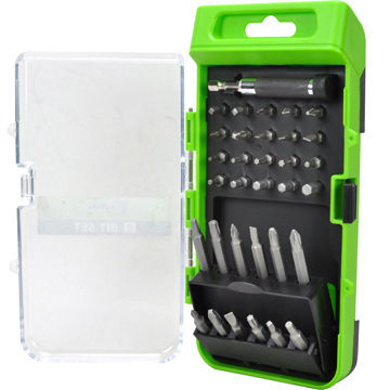 33-piece Bit Set, 1-piece 80mm Extension Bar