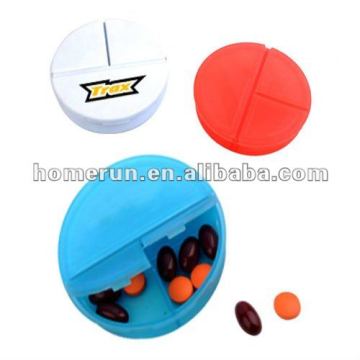 plastic pill box with grid/pill container/tablets box