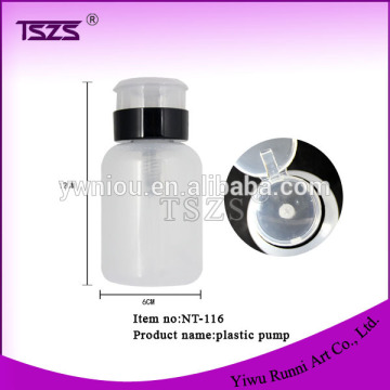 160ML plastic pump dispenser acetone bottle