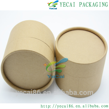 Personalized cheap custom paper round box kraft clear box