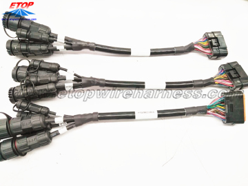molded cable with LLT waterproof connector