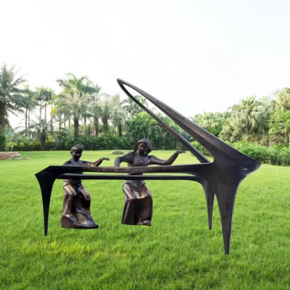 Custom fiberglass guitar sculpture