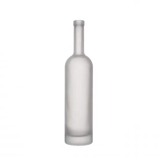 765ml Scrub Glass Wine Bottle