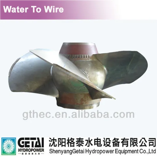 Kaplan(Tubular/Bulb) water turbine runner(wheel) from China for hydropower/Hydroelectriciy