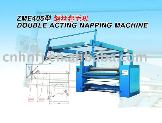 Polar Fleece Raising Machine with 24 Pc Raising Rollers