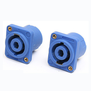 Produsen Speakon NL4FC Konektor 2 Lubang Panel Pemasangan Terminal Solder