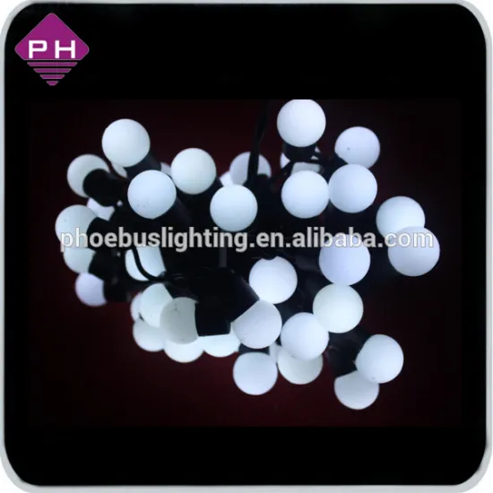white led ball string light