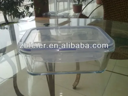 Rectangular Borosilicate Fresh Box,Fresh box for Baking,Airtight Preserving Box,Borosilicate Crisper