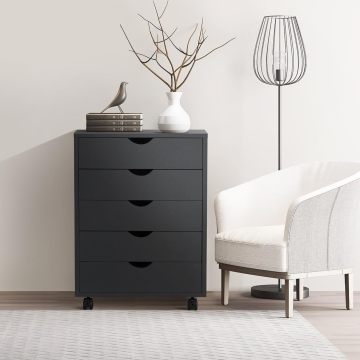 5 Drawer Steel Filing Cabinet for Office Furniture Sales in China