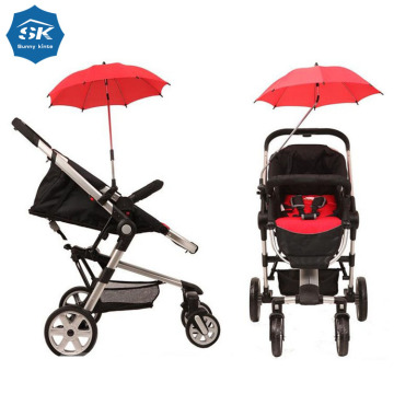 UV Protected Steerable 19 Inch Baby Stroller Umbrella with Clamp