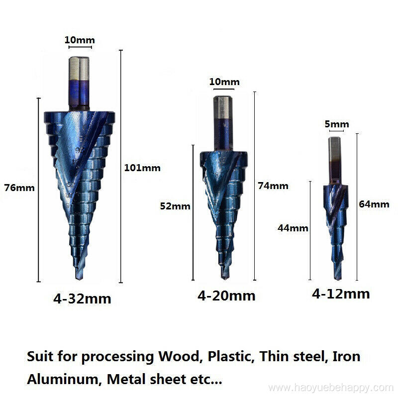 HSS step drill bit